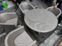 1 Set Rotan Putih (4Kursi+1Meja)